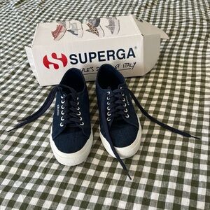 Superga Women's Navy Sneakers